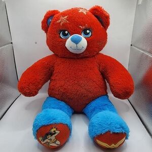 2015 Build A Bear Wonder Woman DC Comics Plush Bear - Smoke Free Home